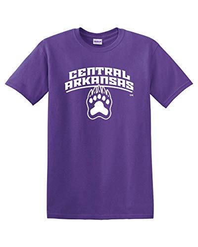 Central Arkansas Paw T-Shirt - Purple