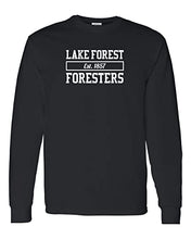 Load image into Gallery viewer, Lake Forest Foresters Long Sleeve T-Shirt - Black
