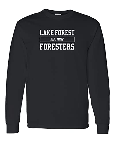Lake Forest Foresters Long Sleeve T-Shirt - Black