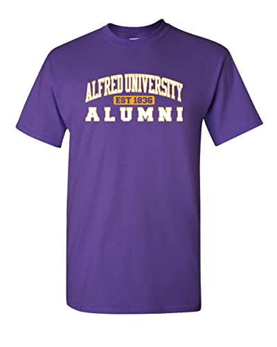 Alfred University Alumni T-Shirt - Purple