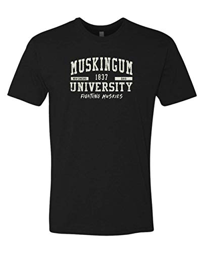 Muskingum University Fighting Muskies Exclusive Soft Shirt - Black