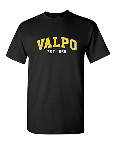 Valparaiso Valpo Est 1859 T-Shirt - Black
