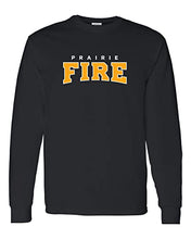 Load image into Gallery viewer, Prairie Fire Knox College Long Sleeve T-Shirt - Black
