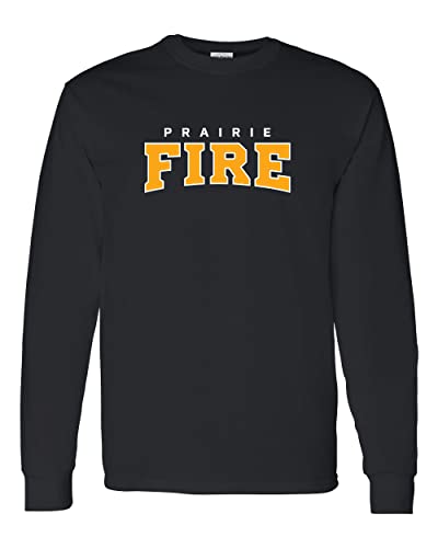 Prairie Fire Knox College Long Sleeve T-Shirt - Black