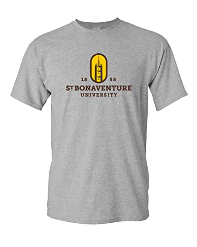 St Bonaventure University T-Shirt - Sport Grey