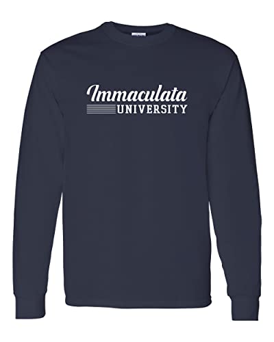 Immaculata University Long Sleeve T-Shirt - Navy