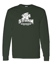 Load image into Gallery viewer, Lake Erie Storm Est 1856 Long Sleeve T-Shirt - Forest Green
