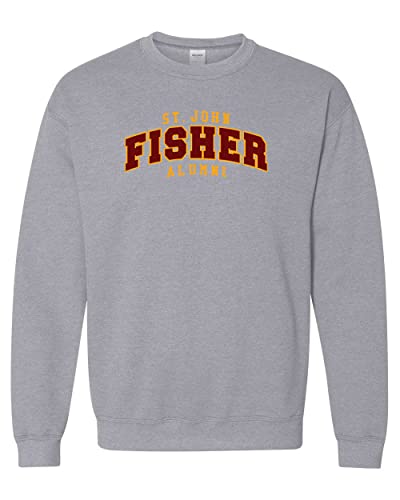 Saint John Fisher College Alumni Crewneck Sweatshirt - Sport Grey