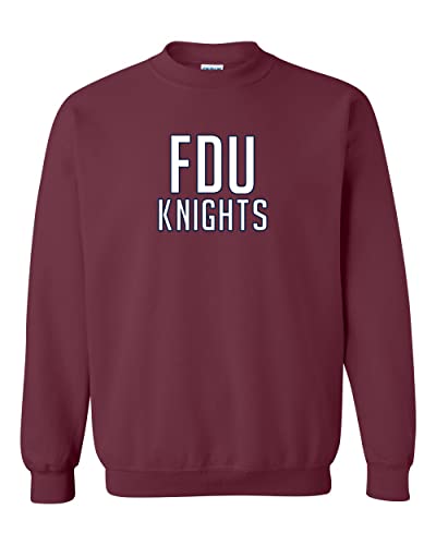 Fairleigh Dickinson Knights Crewneck Sweatshirt - Cardinal Red