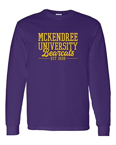 Vintage McKendree University Long Sleeve Shirt - Purple