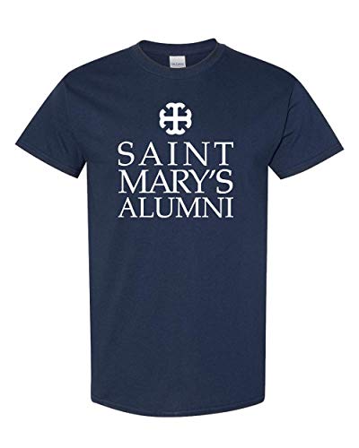 Saint Mary's College 1 Color Alumni T-Shirt - Navy