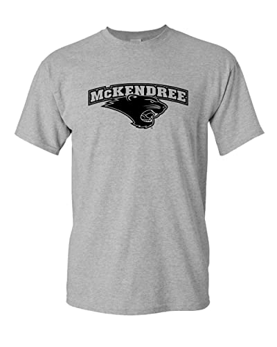 McKendree University Stacked Logo T-Shirt - Sport Grey