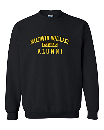 Baldwin Wallace Vintage Alumni Crewneck Sweatshirt - Black