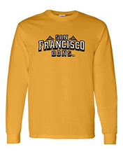Load image into Gallery viewer, University of San Francisco Dons Gold Long Sleeve T-Shirt - Gold
