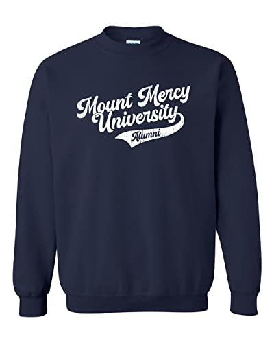 Mount Mercy Vintage Alumni Crewneck Sweatshirt - Navy