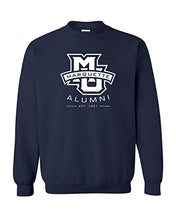 Load image into Gallery viewer, Marquette University Alumni Crewneck Sweatshirt - Navy
