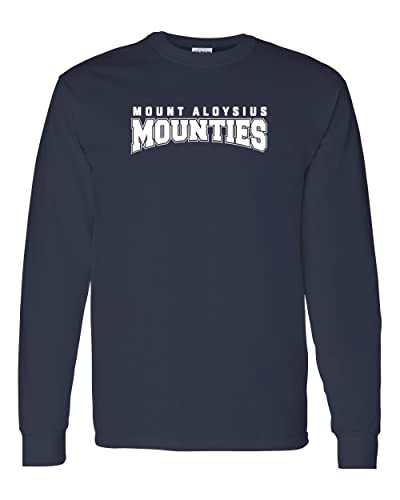 Mount Aloysius Mounties Long Sleeve T-Shirt - Navy