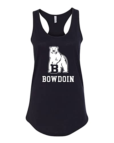 Bowdoin College Alumni Ladies Tank Top - Black