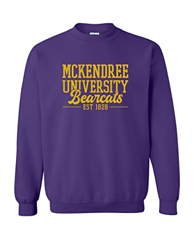 Vintage McKendree University Crewneck Sweatshirt - Purple