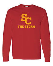 Load image into Gallery viewer, Simpson College The Storm Long Sleeve T-Shirt - Red
