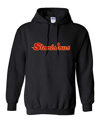 Stanislaus Two Color Hooded Sweatshirt - Black