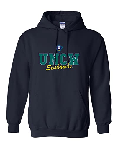 UNCW Seahawks Logo Pride Hooded Sweatshirt - Navy
