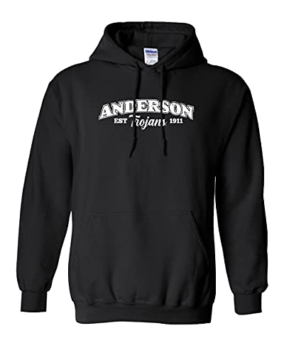 Anderson University Est 1911 Hooded Sweatshirt - Black