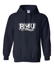 Load image into Gallery viewer, Robert Morris RMU 1 Color Hooded Sweatshirt - Navy
