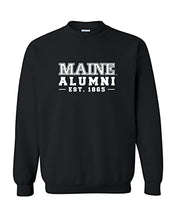 Load image into Gallery viewer, University of Maine Alumni Crewneck Sweatshirt - Black
