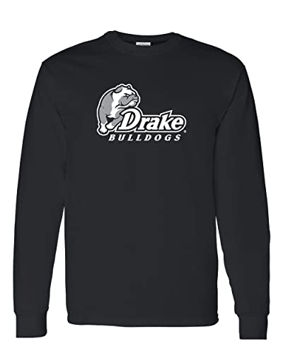 Drake University Bulldogs Long Sleeve Shirt - Black