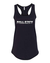 Load image into Gallery viewer, Ball State University Text Only One Color Tank Top - Black
