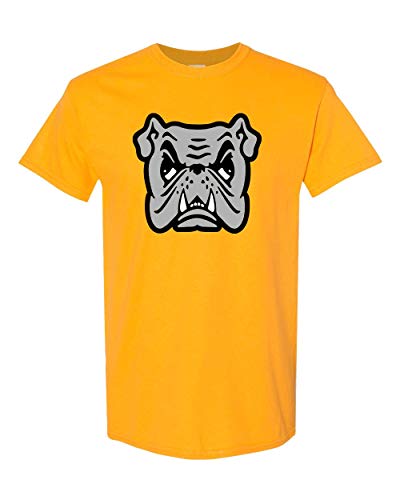 Adrian College Bulldog Logo T-Shirt - Gold