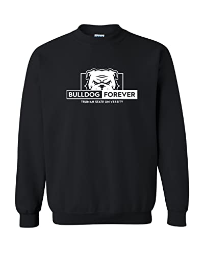 Truman State Bulldog Forever Crewneck Sweatshirt - Black