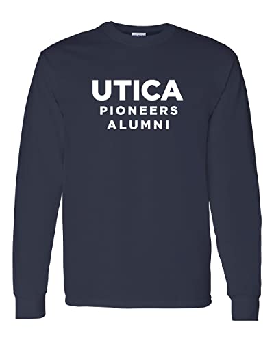 Utica University Alumni Long Sleeve Shirt - Navy