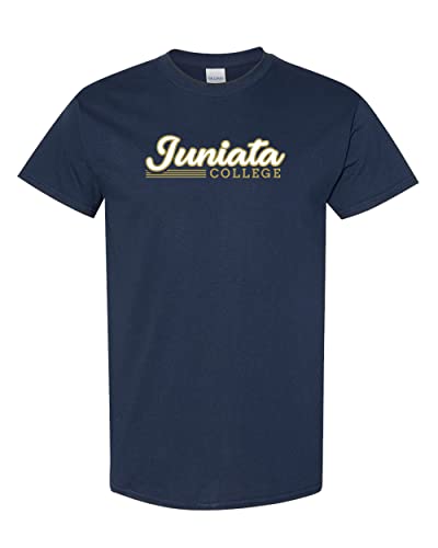 Juniata College 2 Color T-Shirt - Navy