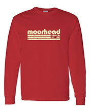 Load image into Gallery viewer, Minnesota State Moorhead Est 1887 Long Sleeve T-Shirt - Red
