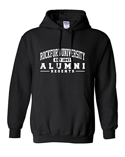 Rockford University Alumni Hooded Sweatshirt - Black