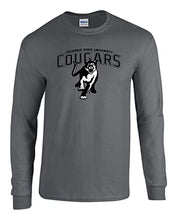 Load image into Gallery viewer, Columbus State University Cougars Grey Long Sleeve T-Shirt - Charcoal
