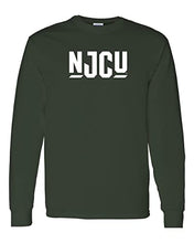 Load image into Gallery viewer, New Jersey City NJCU Long Sleeve Shirt - Forest Green
