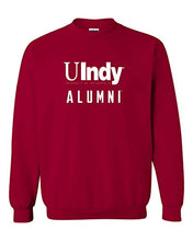 Load image into Gallery viewer, Univ of Indianapolis UIndy Alumni White Text Crewneck Sweatshirt - Cardinal Red
