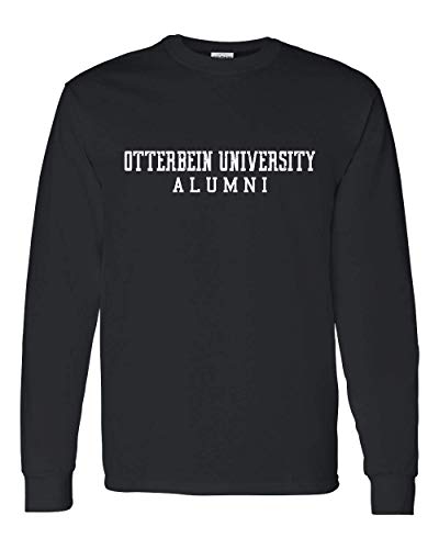 Vintage Otterbein Alumni Long Sleeve T-Shirt - Black
