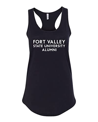Fort Valley State University Alumni Ladies Tank Top - Black