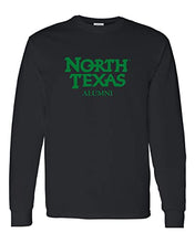 Load image into Gallery viewer, University of North Texas Alumni Long Sleeve T-Shirt - Black
