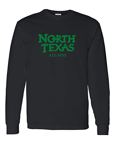 University of North Texas Alumni Long Sleeve T-Shirt - Black