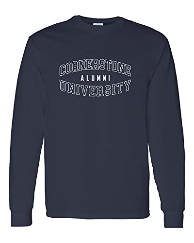 Cornerstone University Alumni Long Sleeve T-Shirt - Navy
