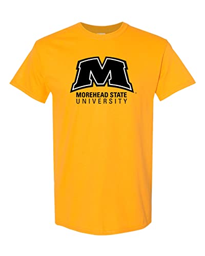Morehead State University M T-Shirt - Gold