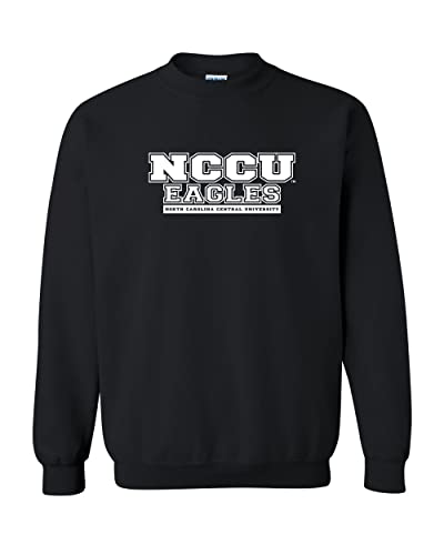North Carolina Central NCCU Crewneck Sweatshirt - Black