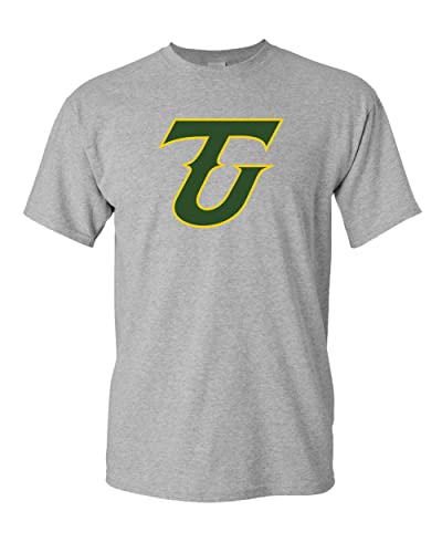 Tiffin University 2 Color TU T-Shirt - Sport Grey