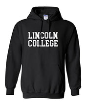 Load image into Gallery viewer, Lincoln College Hooded Sweatshirt - Black
