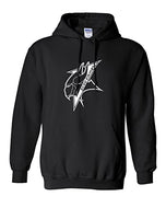 Elizabeth City State Mascot Hooded Sweatshirt - Black